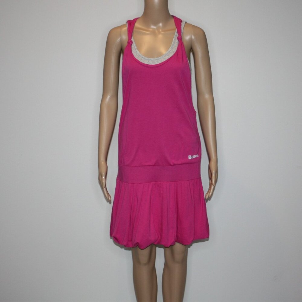 Bench Women's Racerback Drop Waist Cover Up Pink Dress in size Medium or US 8